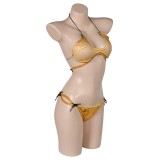 Princess Leia Organa Solo Printed Top Bikinis Set Swimsuit Suit Cosplay Costume Halloween Carnival Outfit