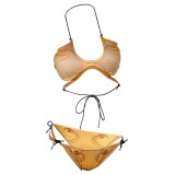 Princess Leia Organa Solo Printed Top Bikinis Set Swimsuit Suit Cosplay Costume Halloween Carnival Outfit