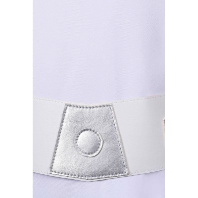 Princess Leia Organa Solo Kids Girls White Dress Suit Cosplay Costume Halloween Carnival Outfit
