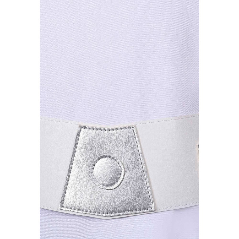 Princess Leia Organa Solo Kids Girls White Dress Suit Cosplay Costume Halloween Carnival Outfit