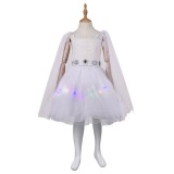 Princess Leia Organa Solo Girls Mesh Dress Christmas Suit Original Design Cosplay Costume Halloween Carnival Outfit