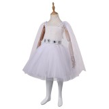 Princess Leia Organa Solo Girls Mesh Dress Christmas Suit Original Design Cosplay Costume Halloween Carnival Outfit