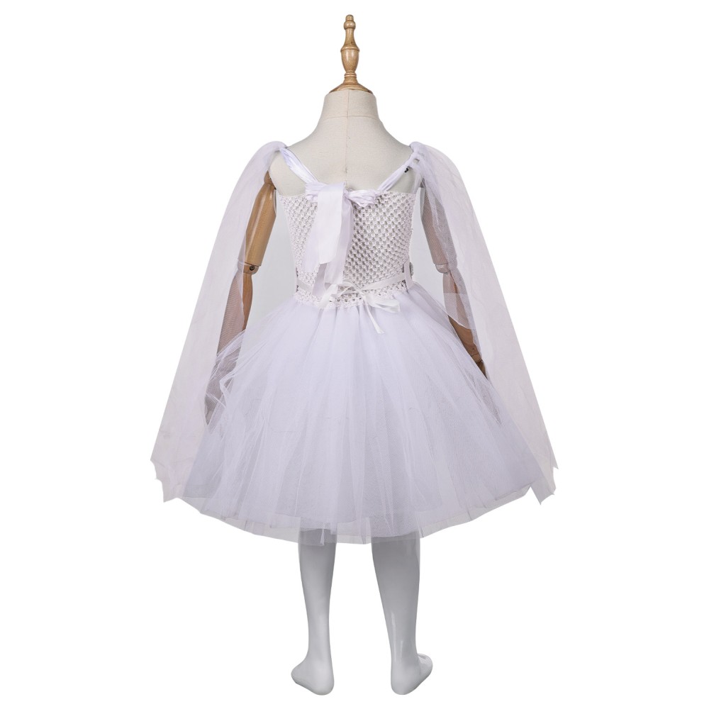 Princess Leia Organa Solo Girls Mesh Dress Christmas Suit Original Design Cosplay Costume Halloween Carnival Outfit