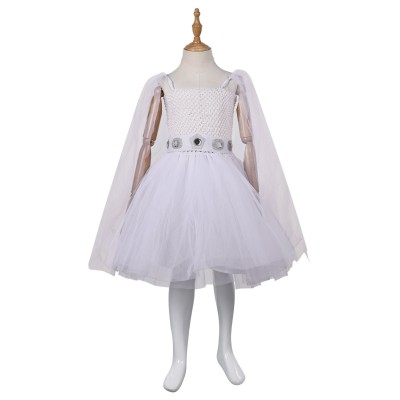 Princess Leia Organa Solo Girls Mesh Dress Christmas Suit Original Design Cosplay Costume Halloween Carnival Outfit