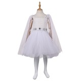 Princess Leia Organa Solo Girls Mesh Dress Christmas Suit Original Design Cosplay Costume Halloween Carnival Outfit