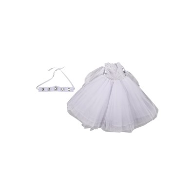 Princess Leia Organa Solo Girls Mesh Dress Christmas Suit Original Design Cosplay Costume Halloween Carnival Outfit