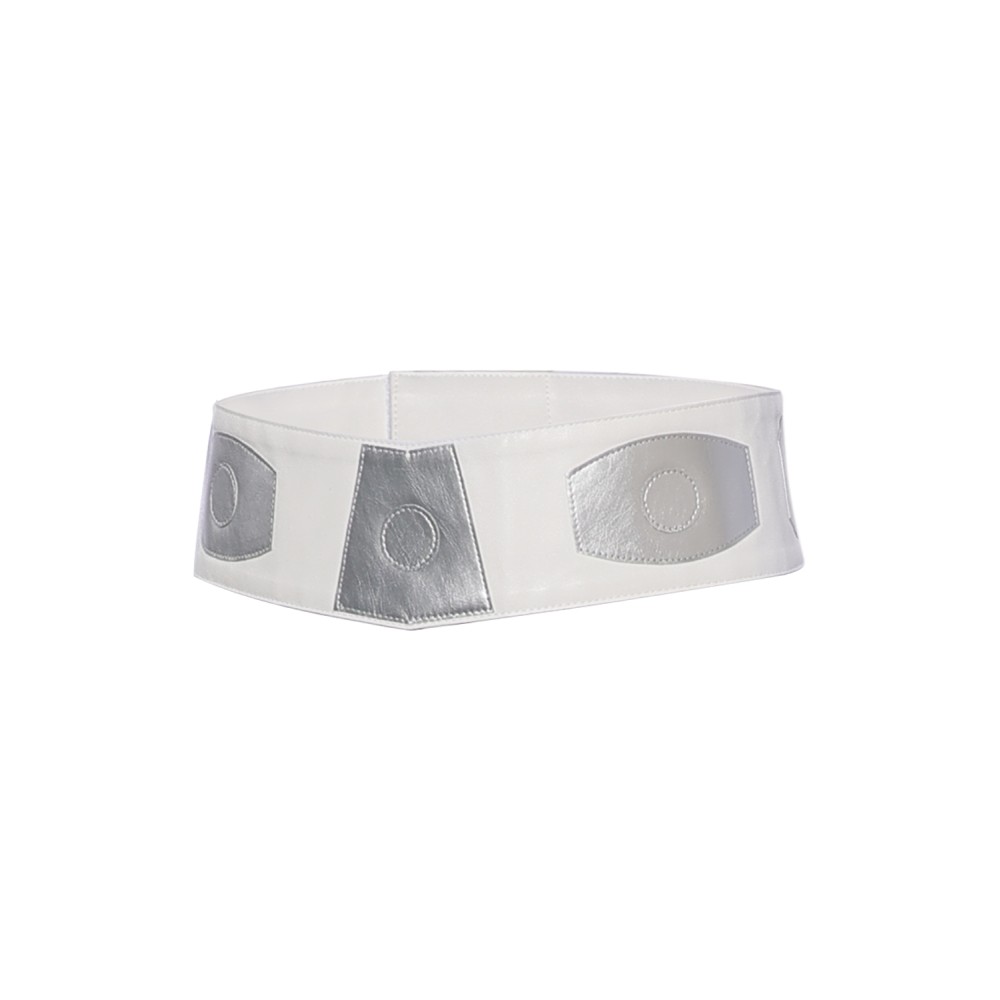 Princess Leia Organa Solo White Leather Belt Accessories Props Cosplay Costume Halloween Carnival