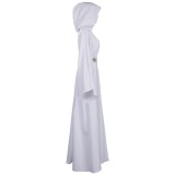 Princess Leia White Dress Suit Cosplay Costume Halloween Carnival Outfit