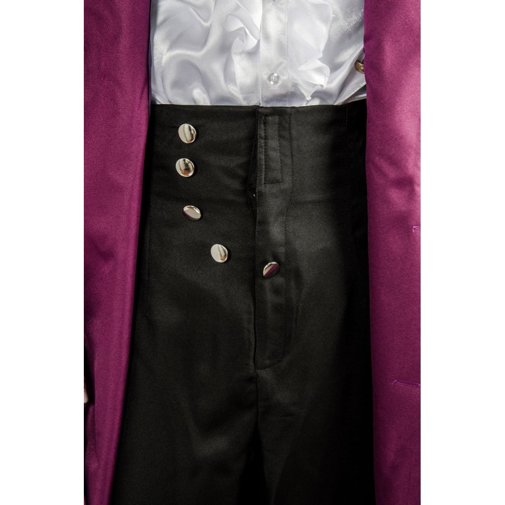 Purple Rain Prince Rogers Nelson Party Suit Cosplay Costume Halloween Carnival Outfit