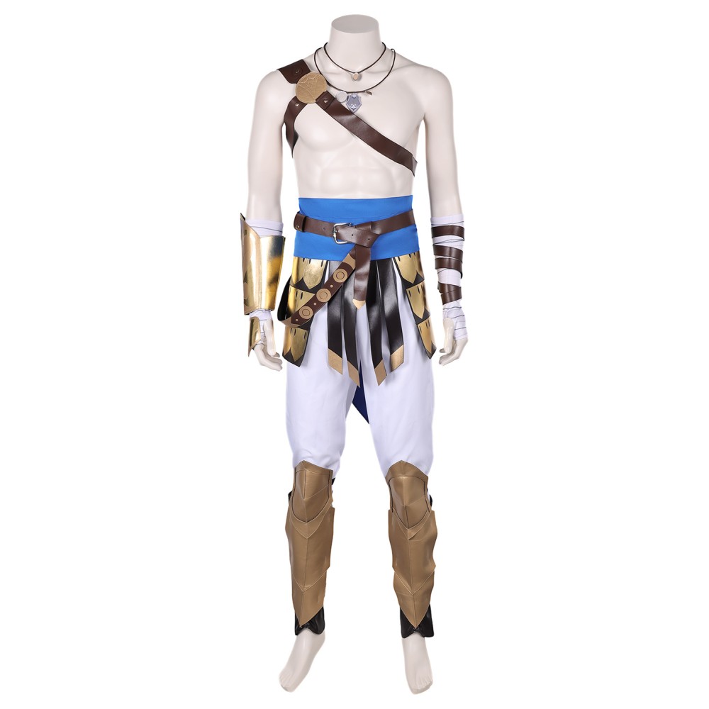 Prince of Persia : The Lost Crown Sargon Costume de Cosplay Complet Tenue de Halloween Carnaval