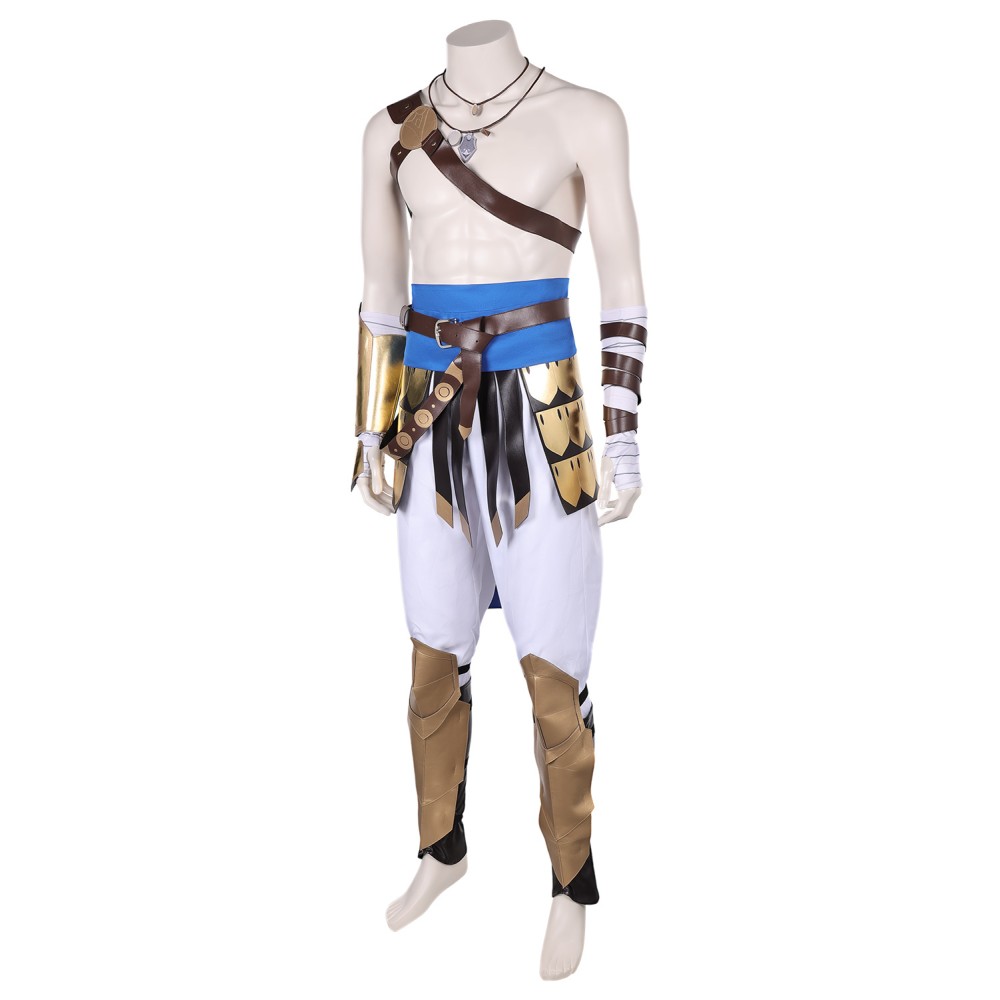 Prince of Persia : The Lost Crown Sargon Costume de Cosplay Complet Tenue de Halloween Carnaval