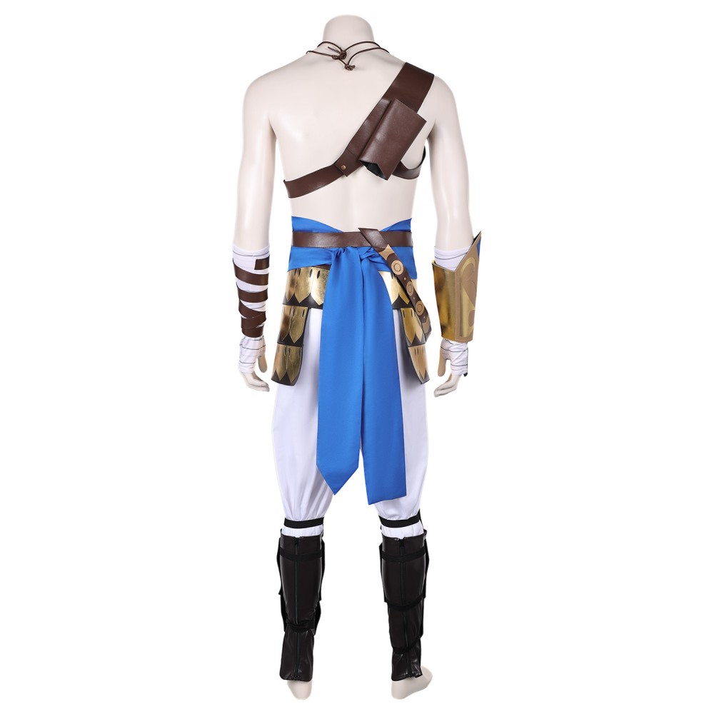 Prince of Persia : The Lost Crown Sargon Costume de Cosplay Complet Tenue de Halloween Carnaval