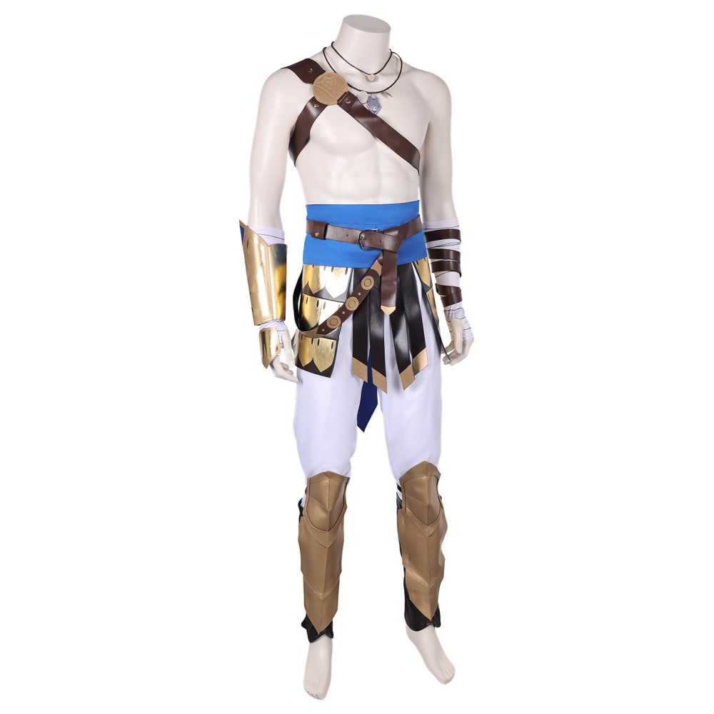 Prince of Persia : The Lost Crown Sargon Costume de Cosplay Complet Tenue de Halloween Carnaval