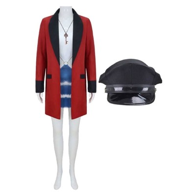 Pretty Woman Vivian Coat Hat Set Party Cosplay Costume Halloween Carnival