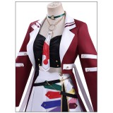 Pretty Derby Forever Young Women Red Cosplay Costume Halloween Carnival Outfit