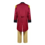President George Washington Red Cosplay Costume Halloween Carnival Outfit