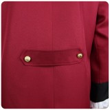 President George Washington Red Cosplay Costume Halloween Carnival Outfit