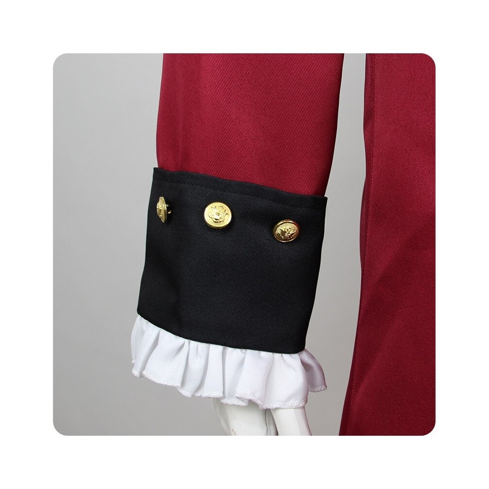 President George Washington Red Cosplay Costume Halloween Carnival Outfit