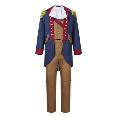 President George Washington Blue Cosplay Costume Halloween Carnival Outfit