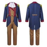 President George Washington Blue Cosplay Costume Halloween Carnival Outfit