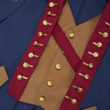 President George Washington Blue Cosplay Costume Halloween Carnival Outfit