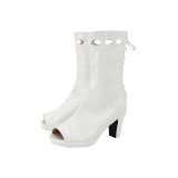 Poor Things Bella Baxter Chaussures Bottes Sur Mesure Accessoire Costume Cosplay Halloween Carnaval