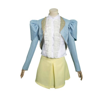 Costume de cosplay Bella Baxter Poor Things en bleu pour Halloween et carnaval