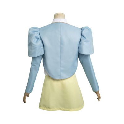 Costume de cosplay Bella Baxter Poor Things en bleu pour Halloween et carnaval