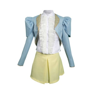 Costume de cosplay Bella Baxter Poor Things en bleu pour Halloween et carnaval