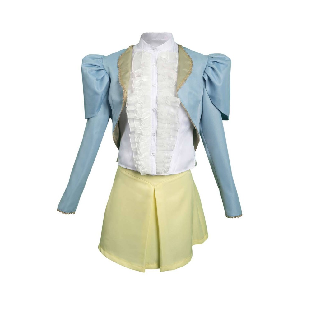 Costume de cosplay Bella Baxter Poor Things en bleu pour Halloween et carnaval