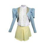 Costume de cosplay Bella Baxter Poor Things en bleu pour Halloween et carnaval