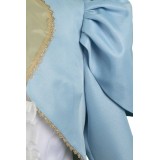 Costume de cosplay Bella Baxter Poor Things en bleu pour Halloween et carnaval