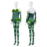 Costume de cosplay Poison Ivy pour femmes, combinaison verte, tenue de carnaval d'Halloween