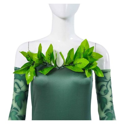Costume de cosplay Poison Ivy pour femmes, combinaison verte, tenue de carnaval d'Halloween
