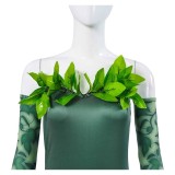 Costume de cosplay Poison Ivy pour femmes, combinaison verte, tenue de carnaval d'Halloween