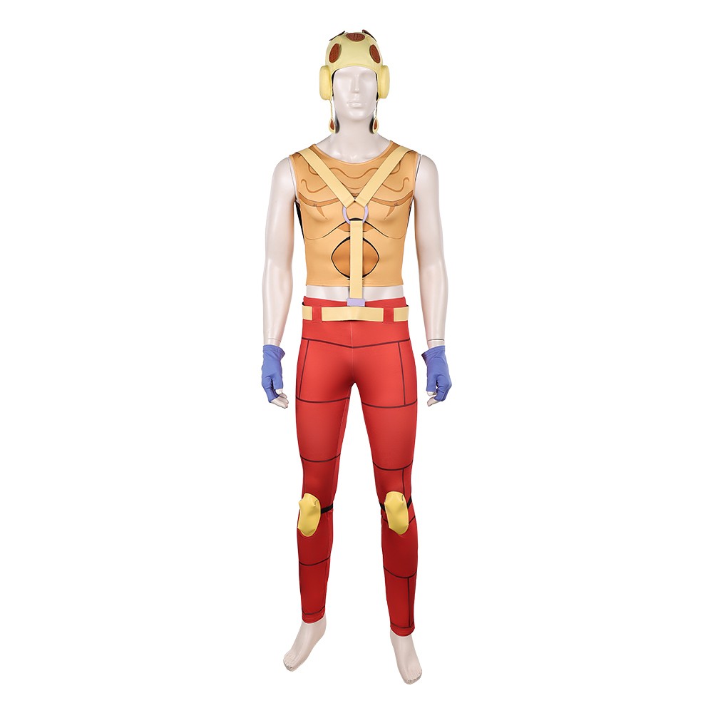 Pocoloco Yellow Cosplay Costume Halloween Carnival Outfit