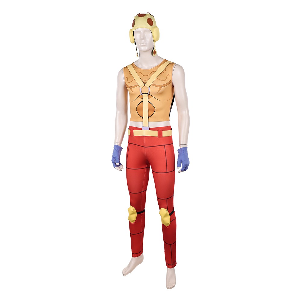 Pocoloco Yellow Cosplay Costume Halloween Carnival Outfit