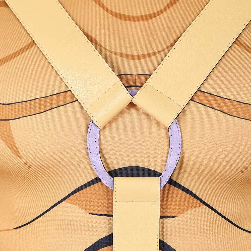 Pocoloco Yellow Cosplay Costume Halloween Carnival Outfit