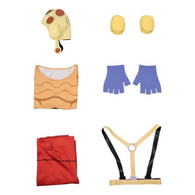 Pocoloco Yellow Cosplay Costume Halloween Carnival Outfit