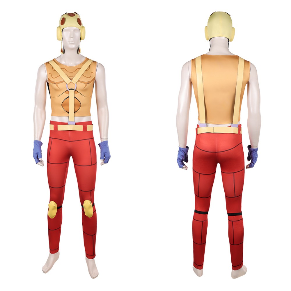 Pocoloco Yellow Cosplay Costume Halloween Carnival Outfit
