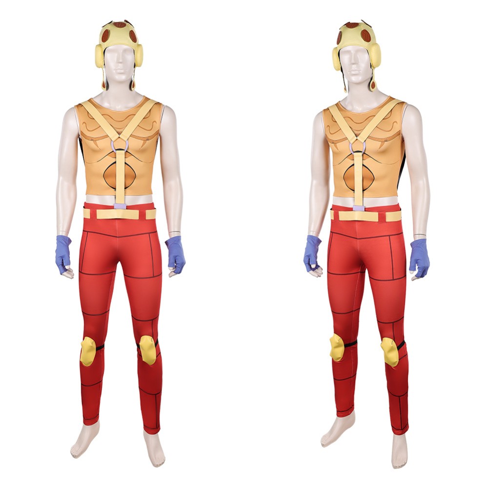 Pocoloco Yellow Cosplay Costume Halloween Carnival Outfit