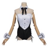 Jouer à des jeux de mort pour mettre de la nourriture sur la table Costume de cosplay de Yuuki Sorimachi Bunny Girl Carnaval d'Halloween