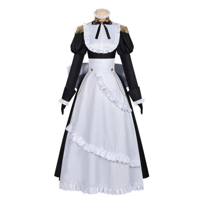 Playing Death Games to Put Food on the Table Benya Women Maid Dress Cosplay Costume Halloween Carnival Outfit