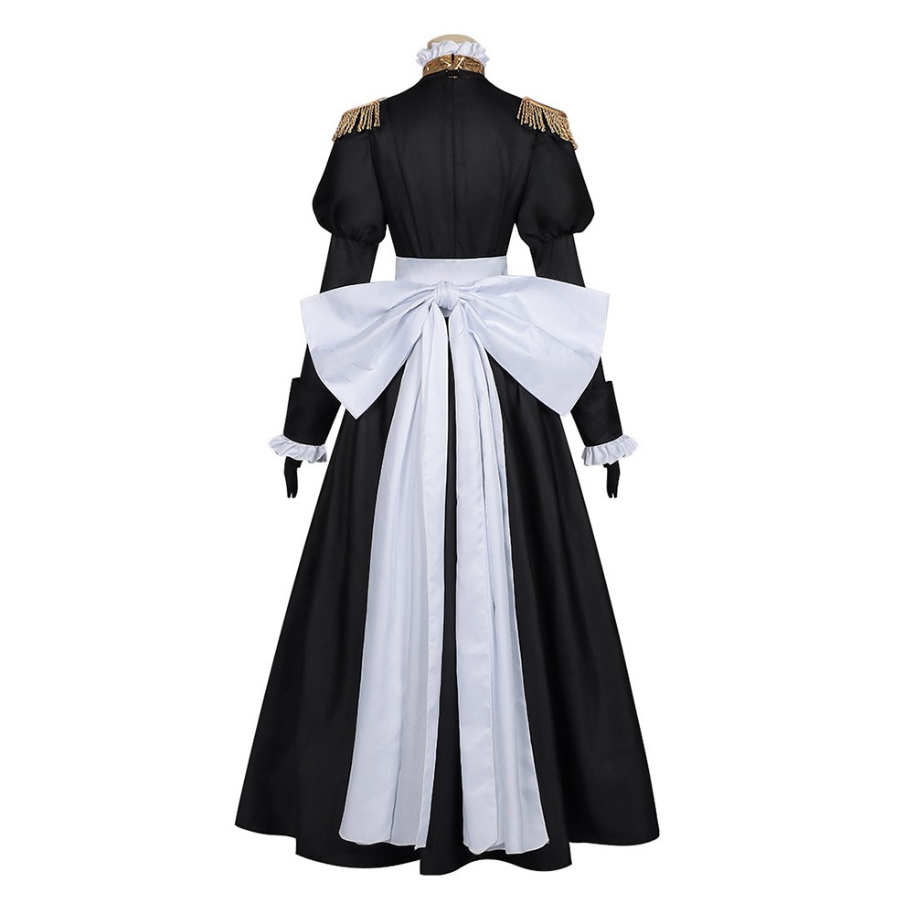 Playing Death Games to Put Food on the Table Benya Women Maid Dress Cosplay Costume Halloween Carnival Outfit