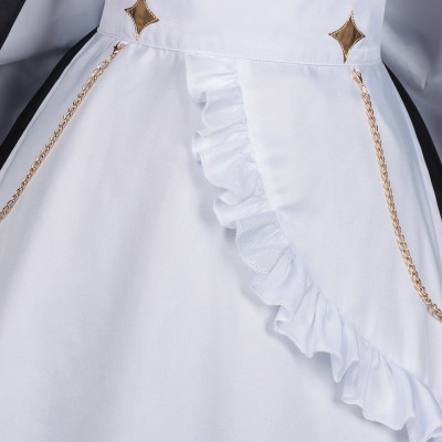 Playing Death Games to Put Food on the Table Benya Women Maid Dress Cosplay Costume Halloween Carnival Outfit