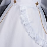 Playing Death Games to Put Food on the Table Benya Women Maid Dress Cosplay Costume Halloween Carnival Outfit