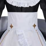 Playing Death Games to Put Food on the Table Benya Women Maid Dress Cosplay Costume Halloween Carnival Outfit