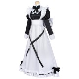 Playing Death Games to Put Food on the Table Aoi Women Maid Dress Cosplay Costume Halloween Carnival Outfit