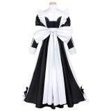 Playing Death Games to Put Food on the Table Aoi Women Maid Dress Cosplay Costume Halloween Carnival Outfit