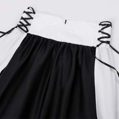 Jouer à des jeux de mort met de la nourriture sur la table Costume de cosplay de Yuuki Sorimachi Tenue de carnaval d'Halloween